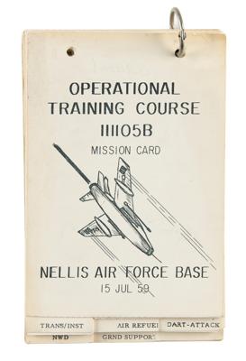 Lot #9029 North American F-100 Super Sabre Training Course Checklist