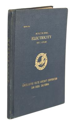 Lot #9031 Consolidated PB4Y-2 Privateer Electricity Manual