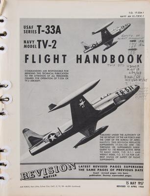 Lot #9032 Lockheed T-33A/TV-2 Shooting Star Flight Hand Book - Image 2