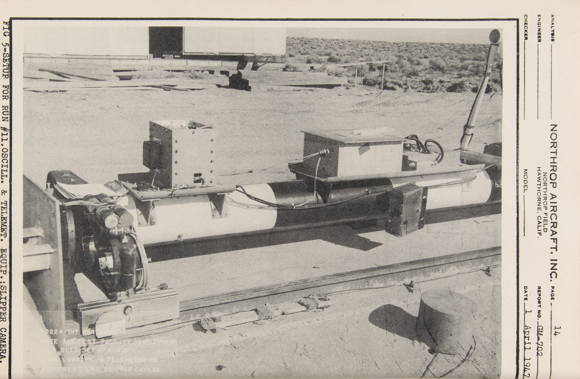 Lot #9036 Northrop Aircraft Free Air Test Facility Reports - Image 7