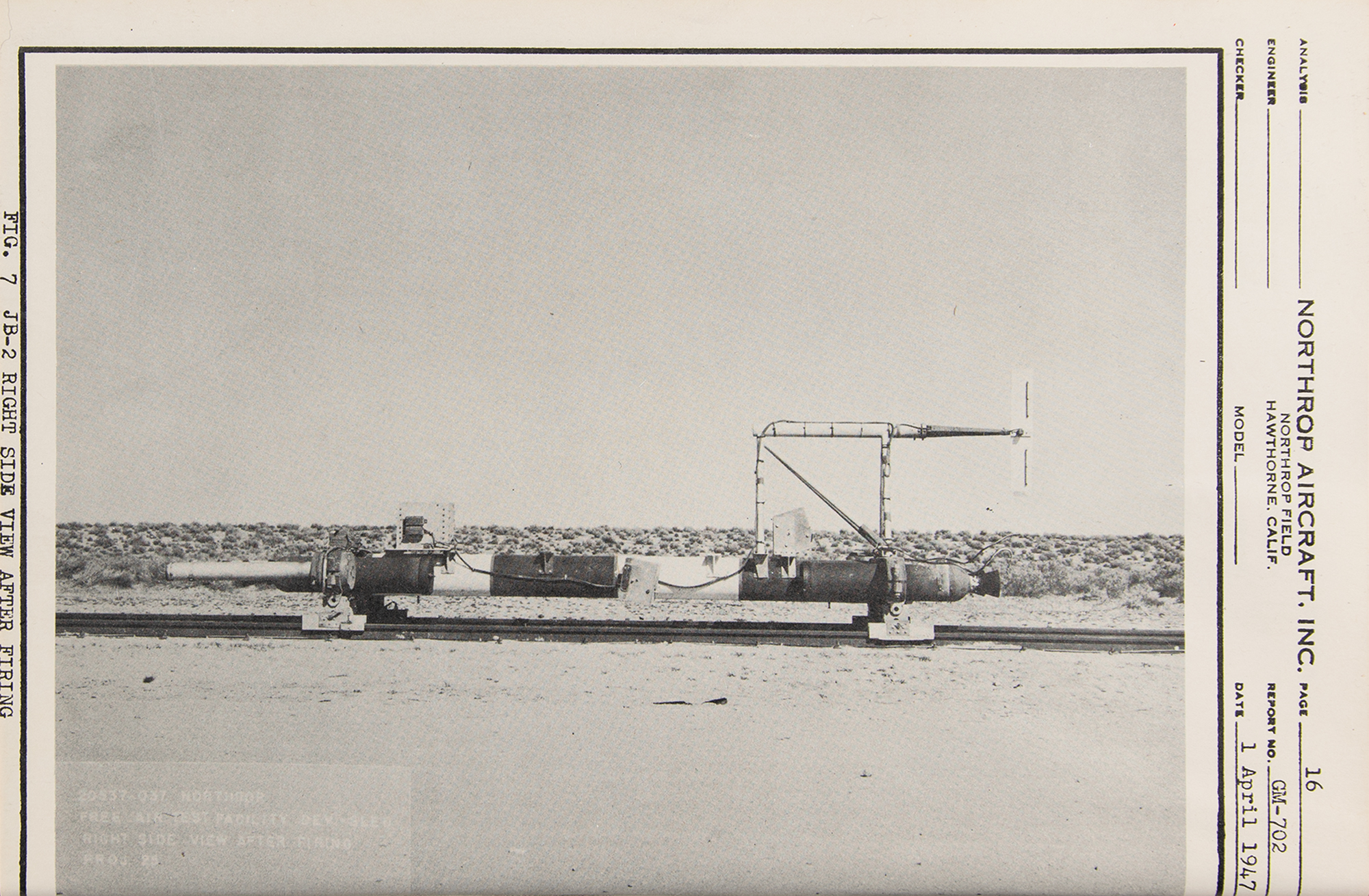Lot #9036 Northrop Aircraft Free Air Test Facility Reports - Image 9