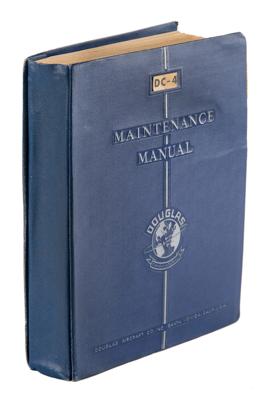 Lot #9039 Douglas DC-4 Maintenance Manual