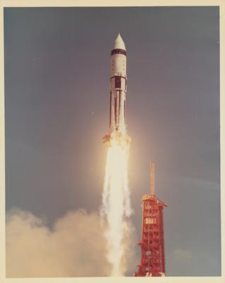 Lot #9618 Saturn Rockets (5) Original Photographs