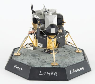 Lot #9274 Buzz Aldrin and Michael Collins Signed LM 'Eagle' Model - Image 3