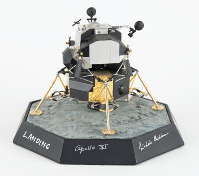 Lot #9274 Buzz Aldrin and Michael Collins Signed LM 'Eagle' Model - Image 4