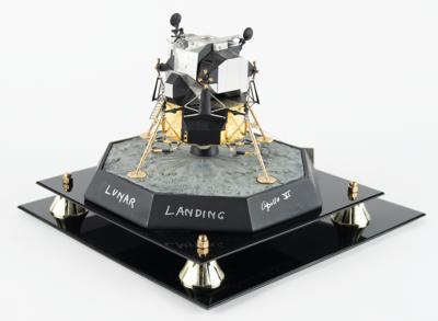 Lot #9274 Buzz Aldrin and Michael Collins Signed LM 'Eagle' Model - Image 8