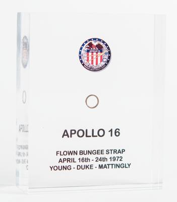 Lot #9515 Apollo 16 Bungee Strap (Attested as Flown)