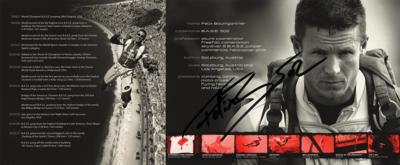 Lot #9042 Felix Baumgartner Signed Photograph and Brochure - Image 2