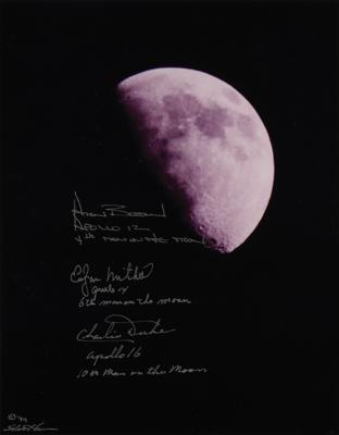 Lot #9582 Moonwalkers: Bean, Duke, Mitchell Signed Photograph