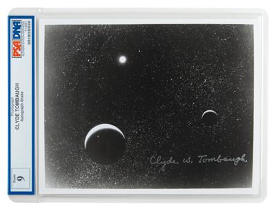 Lot #9048 Clyde Tombaugh Signed Photograph - PSA 9