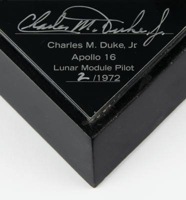 Lot #9497 Charlie Duke Signed Apollo 11 Columbia Model - Image 4