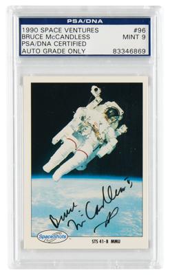 Lot #9793 Space Shuttle (7) Signed Space Shots Trading Cards - Image 4