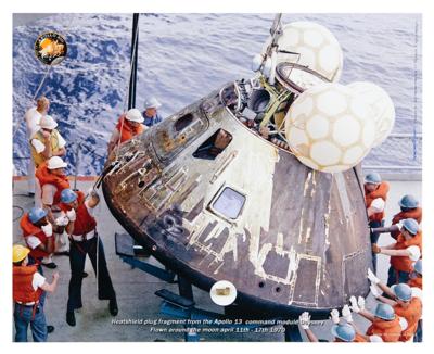 Lot #9411 Apollo 13 Heatshield Plug (Attested as Flown) - Image 1