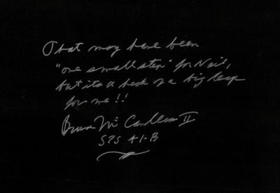 Lot #9798 Bruce McCandless Oversized Signed Photograph - Image 2