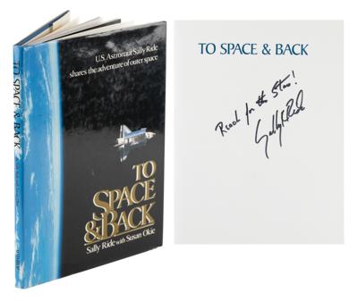 Lot #9799 Sally Ride Signed Book
