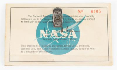 Lot #9330 Apollo 11 Launch Badge - Image 2