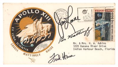 Lot #9387 Apollo 13 Signed Cover