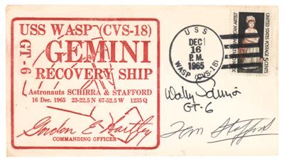Lot #9141 Gemini 6 Signed Recovery Cover