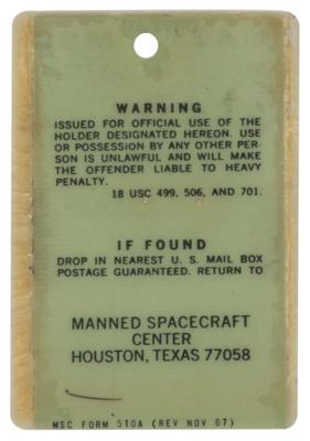 Lot #9196 Sy Liebergot's Apollo 7 Mission Badge - Image 2