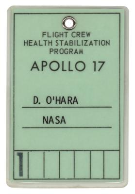 Lot #9563 Dee O'Hara's Apollo 17 Health