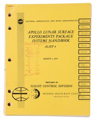Lot #9601 Apollo Lunar Surface Experiments (ALSEP) Handbook