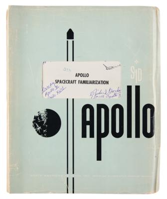 Lot #9595 Apollo Astronauts (13) Signed CSM Familiarization Manual