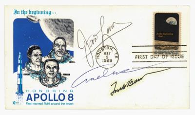 Lot #9216 Apollo 8 Signed First Day Cover
