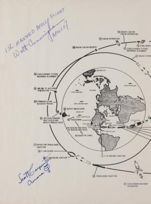 Lot #9568 Apollo Astronauts (10) Signed Lunar Landing Mission Profile - Image 3