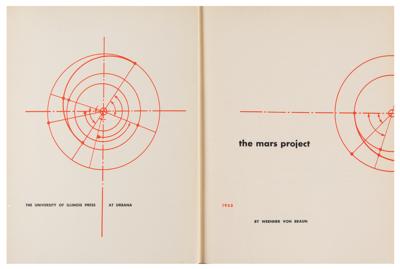 Lot #9686 Wernher von Braun: First Edition of The Mars Project - Image 2