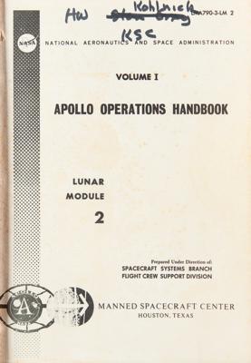Lot #9623 Apollo 2 'Lunar Module 2' Operations Handbook - Vol. I - Image 2