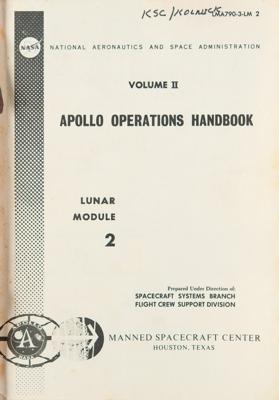 Lot #9624 Apollo 2 'Lunar Module 2' Operations Handbook - Vol. II - Image 2