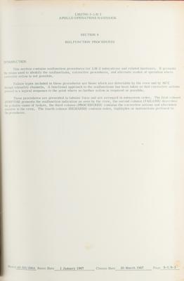 Lot #9624 Apollo 2 'Lunar Module 2' Operations Handbook - Vol. II - Image 7