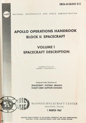 Lot #9625 Apollo CSM Block II Operations Handbook - Vol. I (1967) - Image 2