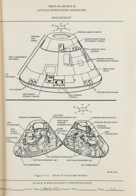 Lot #9625 Apollo CSM Block II Operations Handbook - Vol. I (1967) - Image 4