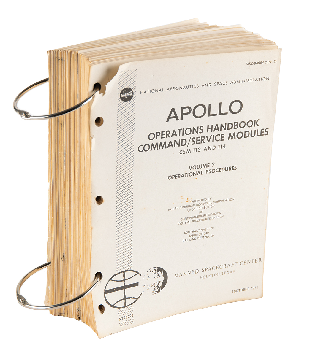 Lot #9626 Apollo 16 and 17 CSM Operations Handbook