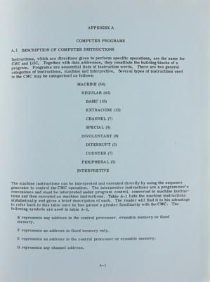 Lot #9627 Apollo G&N Lunar Module Study Guide (1967) - Image 5