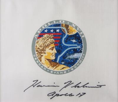 Lot #9538 Harrison Schmitt's Apollo 17 Flown Beta Cloth - Image 2