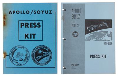 Lot #9766 Apollo-Soyuz (3) Press Kit Items