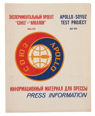 Lot #9766 Apollo-Soyuz (3) Press Kit Items - Image 5