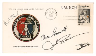Lot #9741 Skylab 3 Signed Launch Day Cover - Image 1