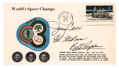 Lot #9742 Skylab 4 Signed Cover - Image 1