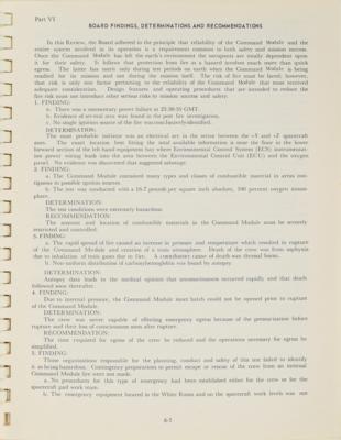 Lot #9173 Jack King's Apollo 204 Review Board Report - Image 3