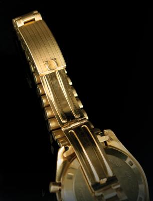 Lot #9003 Ron Evans's 18K Gold Omega Speedmaster Professional Watch - Image 6