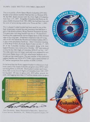 Lot #9771 Space Shuttle Columbia Multi-Mission Flown Insulation Sheet - Image 8