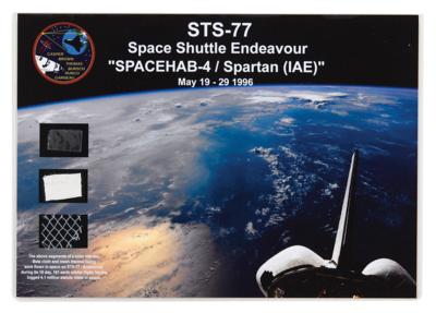 Lot #9804 STS-77 Artifacts (Attested as Flown)