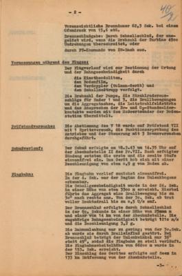 Lot #9684 Wernher von Braun Signed Peenemunde V-2 Rocket Flight Report - Image 2