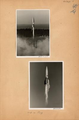 Lot #9684 Wernher von Braun Signed Peenemunde V-2 Rocket Flight Report - Image 4