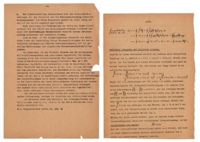 Lot #9055 Hans Hosenthien Handwritten Papers from Peenemunde - Image 3
