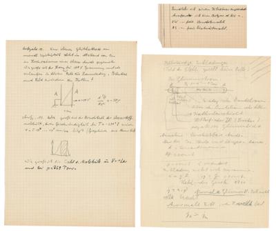Lot #9055 Hans Hosenthien Handwritten Papers from Peenemunde - Image 4