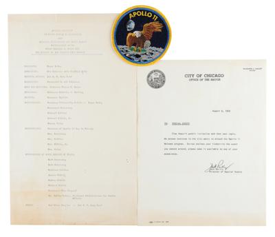 Lot #9339 Neil Armstrong: Apollo 11 Post-Flight Chicago Celebration - Image 3